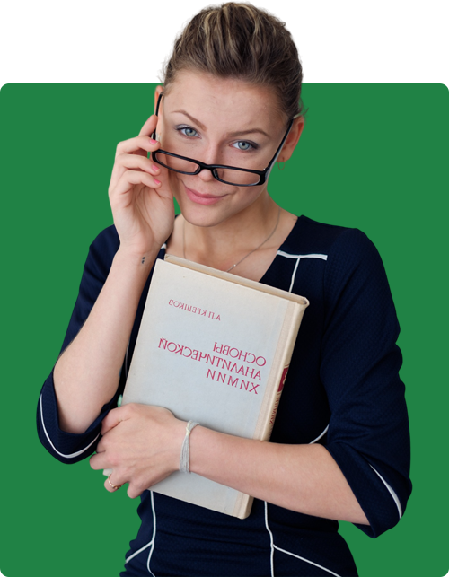 Student studying illustration